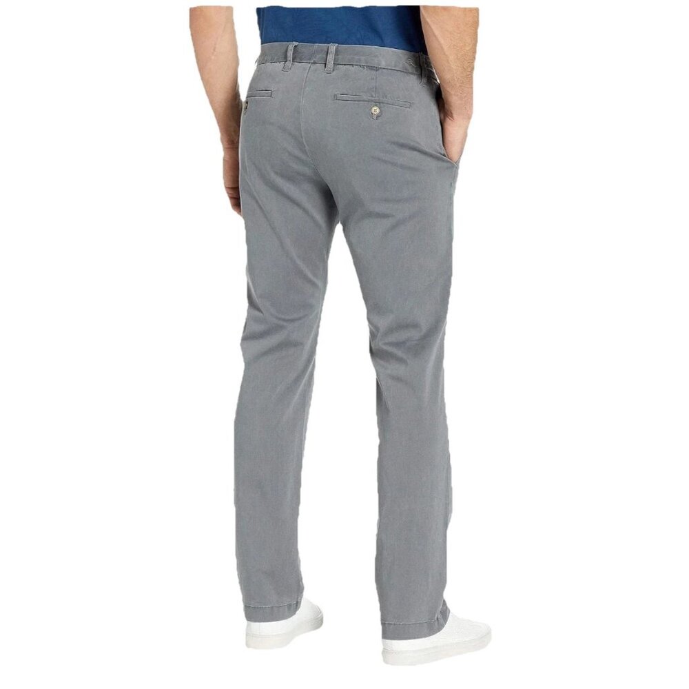 Tommy Bahama Boracay Flat Front Chino Casual Pants Mens 36 x 34 Fog Grey - Picture 3 of 11